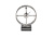 Часы настольные круглые на подставке 79MAL-5794-38NI